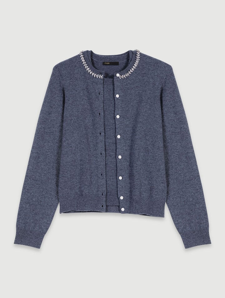 2-in-1 cashmere cardigan