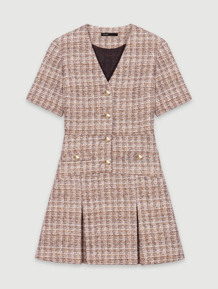 Short tweed dress