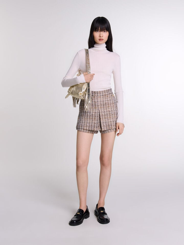 Tweed skort