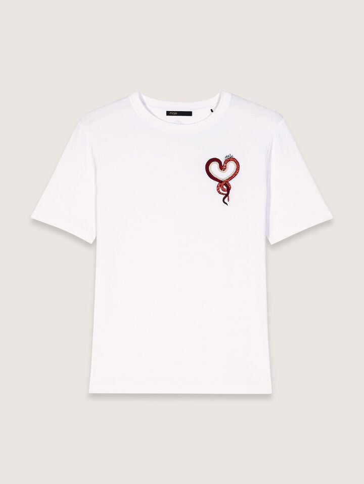 Embroidered T-shirt